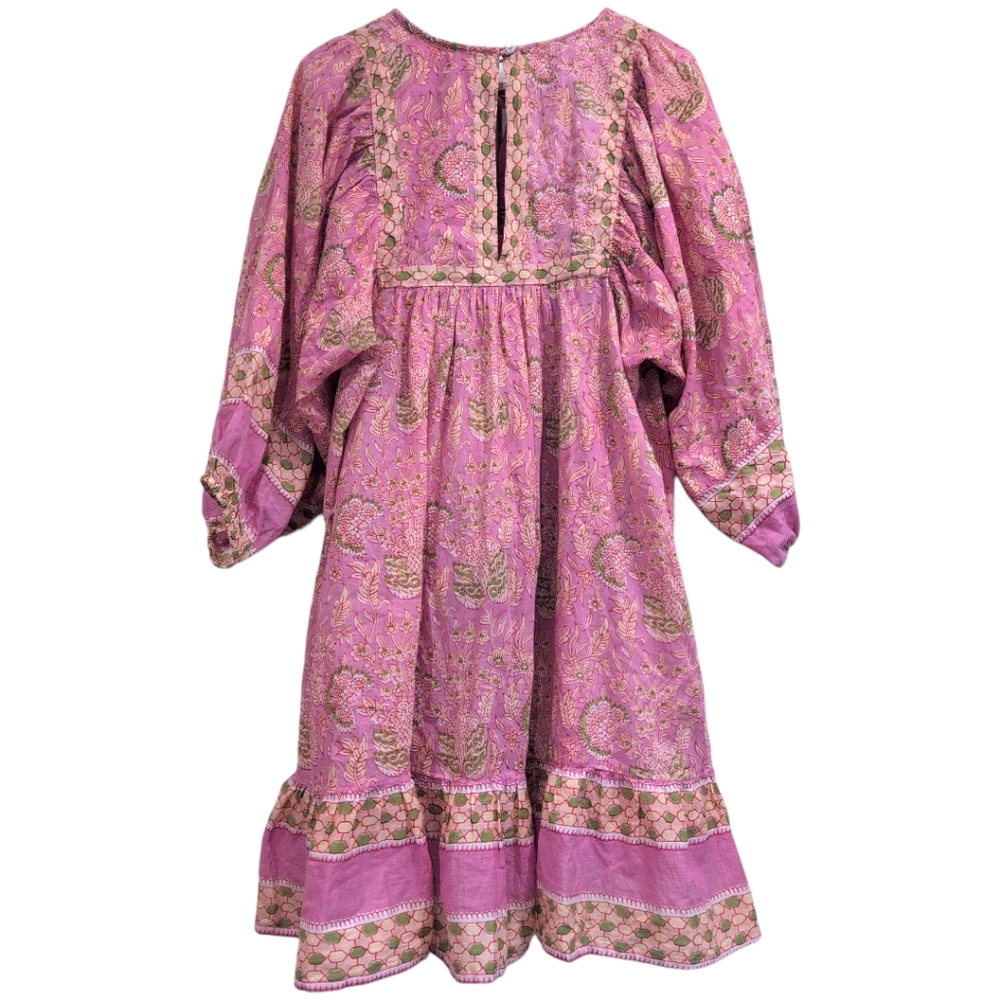 Cleobella Magdalena Mini Dress Wildflower $198 Large - Picture 6 of 10